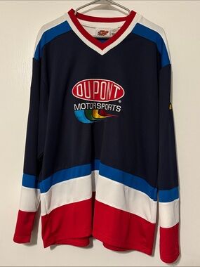 Jeff Gordon 24 DuPont Motorsports Men's Vintage NASCAR Jersey Long Sleeve XL